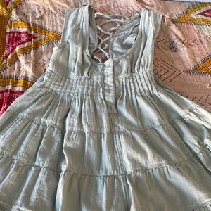 Urban outfitters, tie back romper worn twice